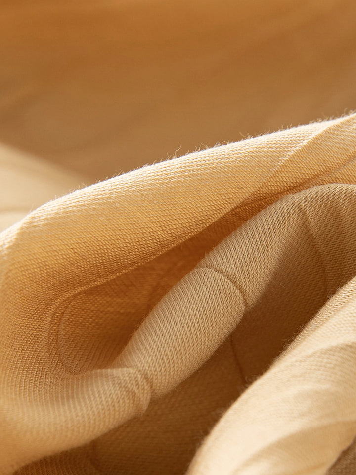 Unique V-neck Textured Top