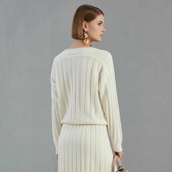 Luxury Cashmere Knitted Pullover Sweater