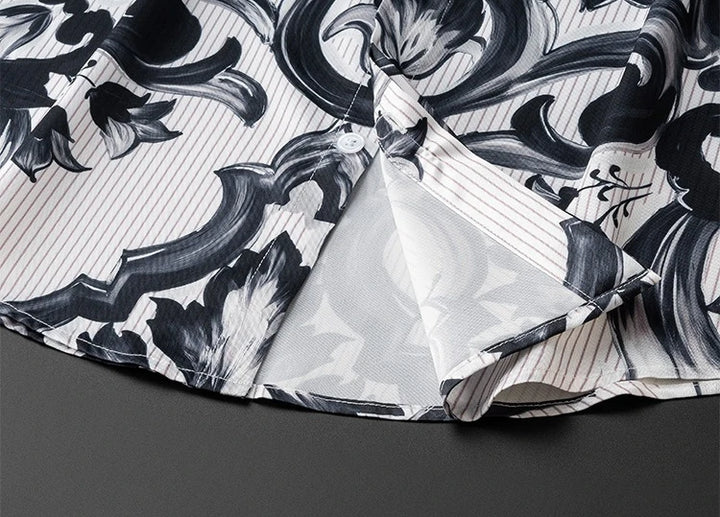 Trendy Printed Social Shirt