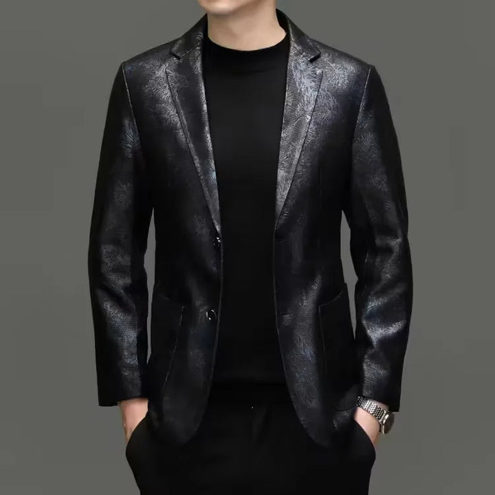 Premium Soft Sheepskin Leather Blazer