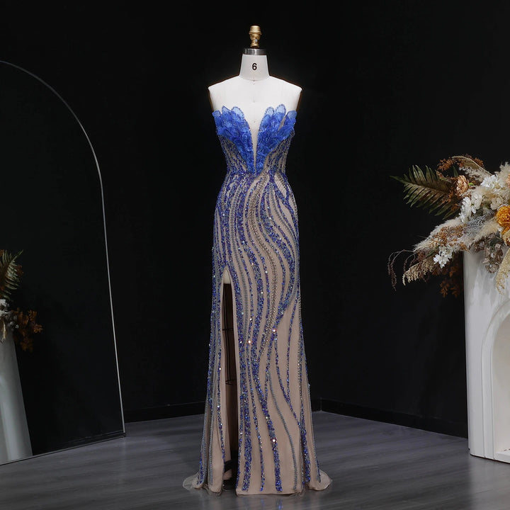 Timeless Heavy Beaded Arabian Party Gown