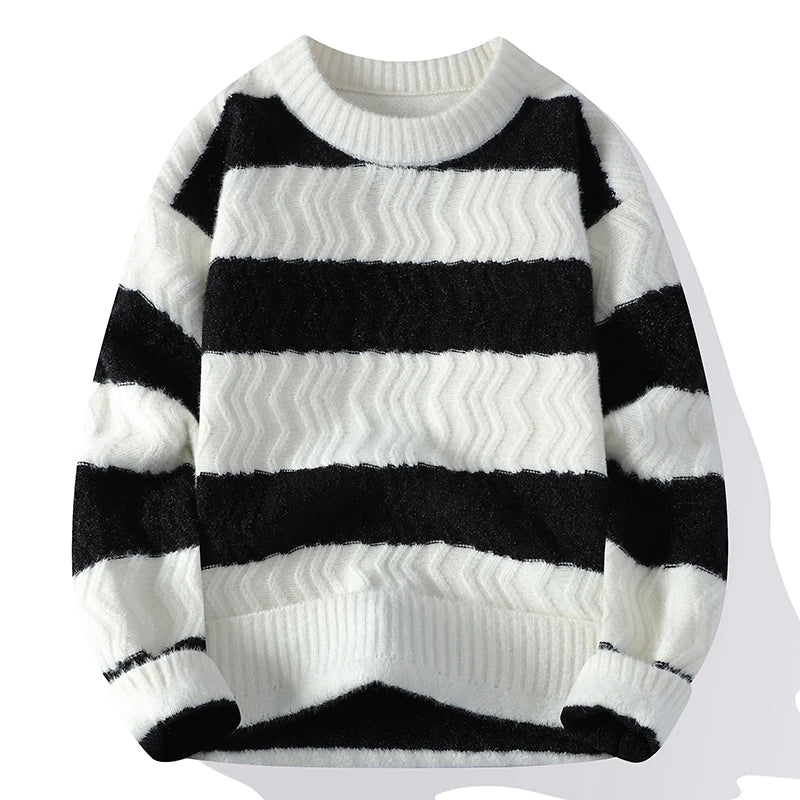 Thick Warm Knitted Pullover Sweater