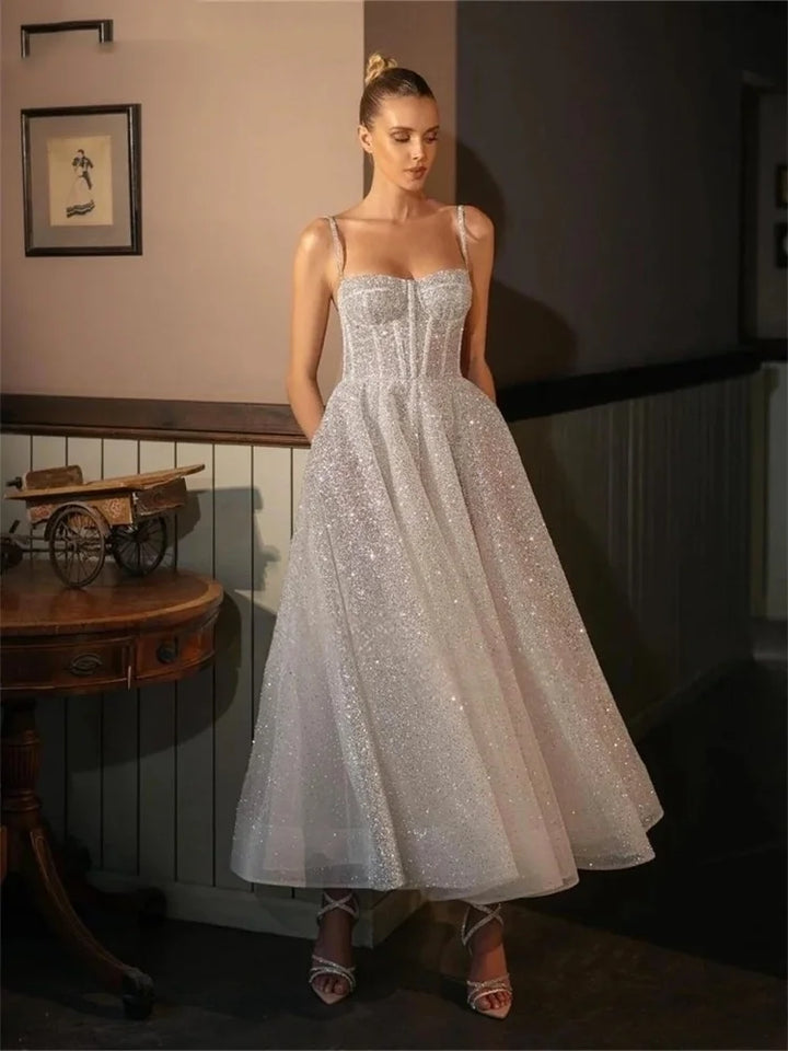 Stunning Glitter A-Line Prom Dress