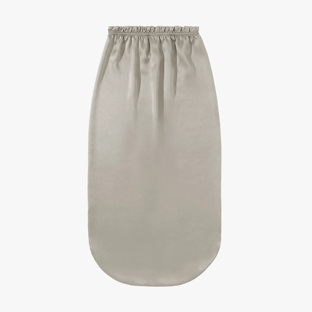 Elegant Long Silk Bonnet