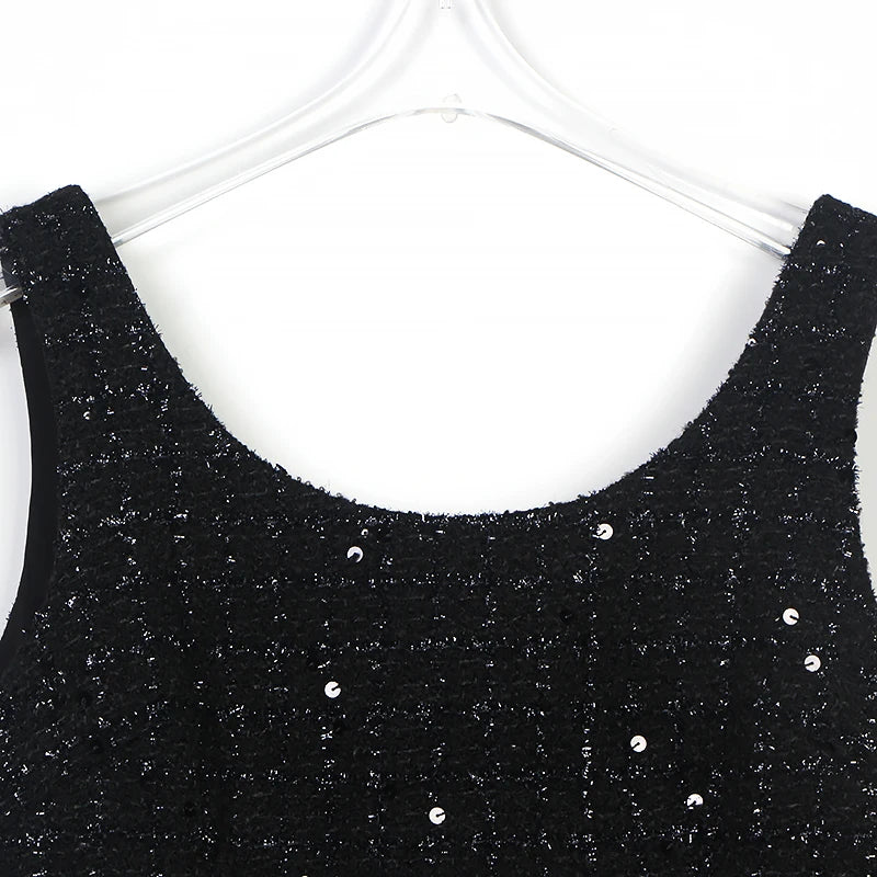 Glamorous Diamond Sequin Mini Dress