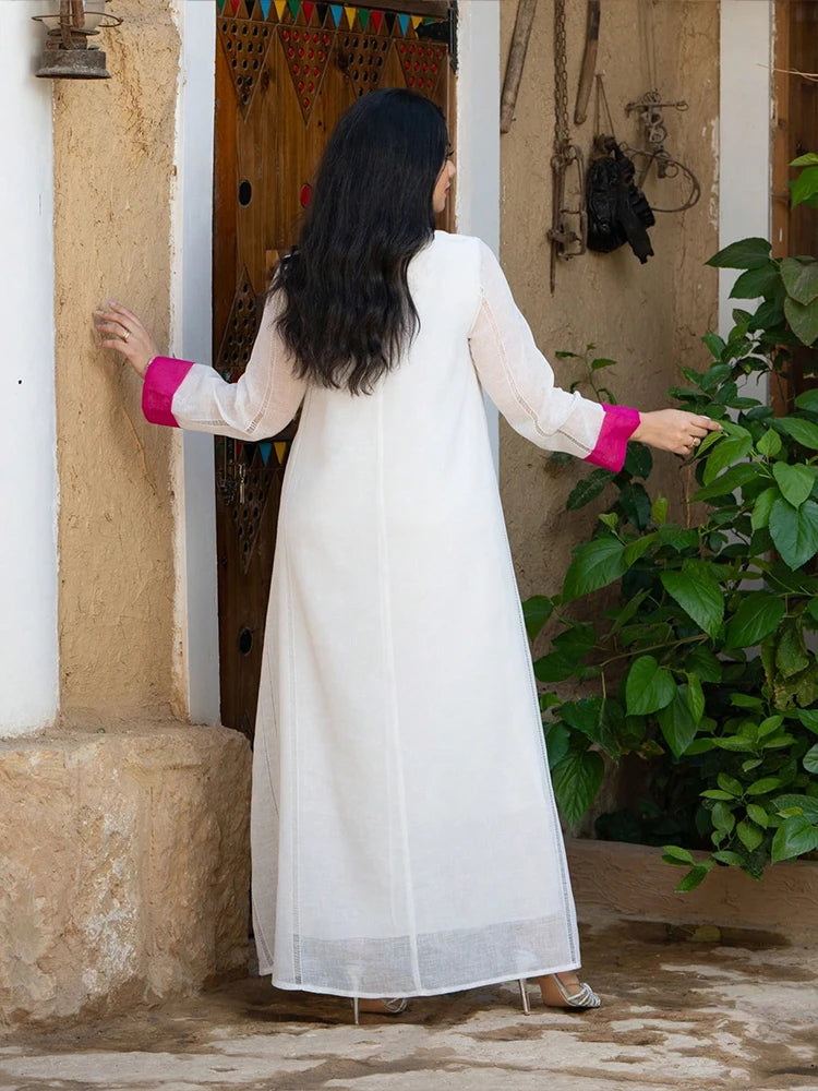 Stylish Floor-Length Abaya Dress