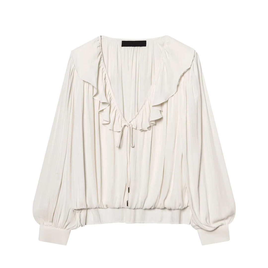 Stylish Layered Ruffle Blouse