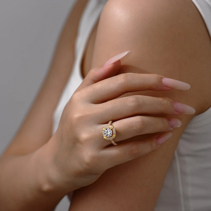 Lavish Lab Diamond Fine Engagement Ring