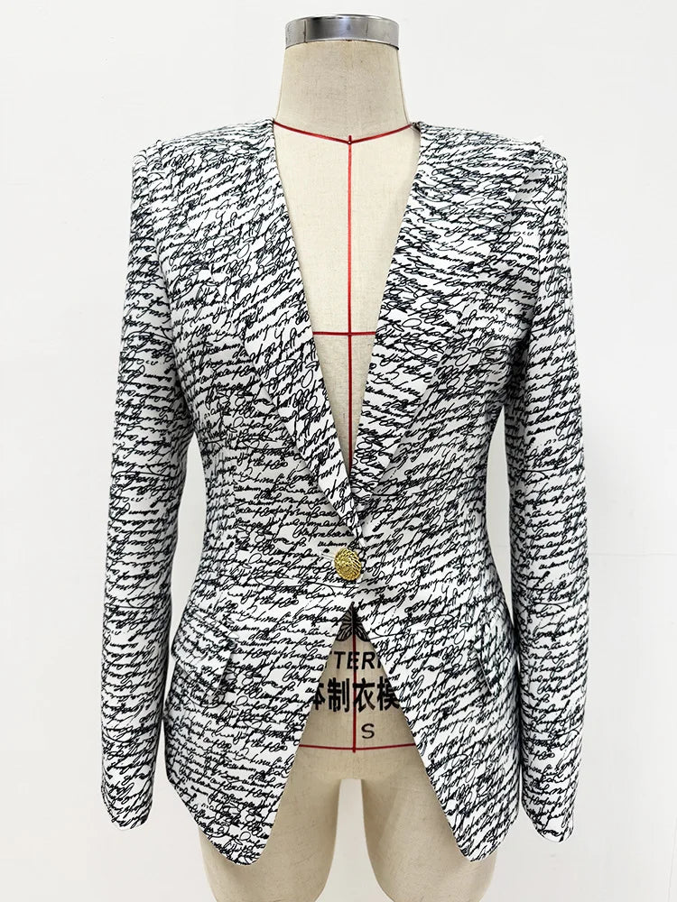 Radiant Printed Blazer Jacket