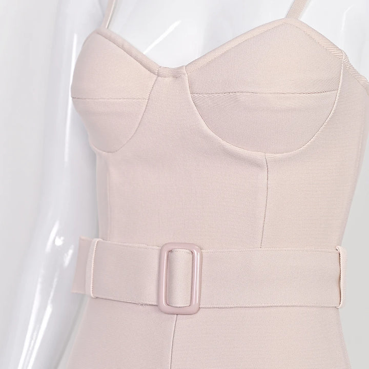 Stylish Sashes Bustier Evening Dress