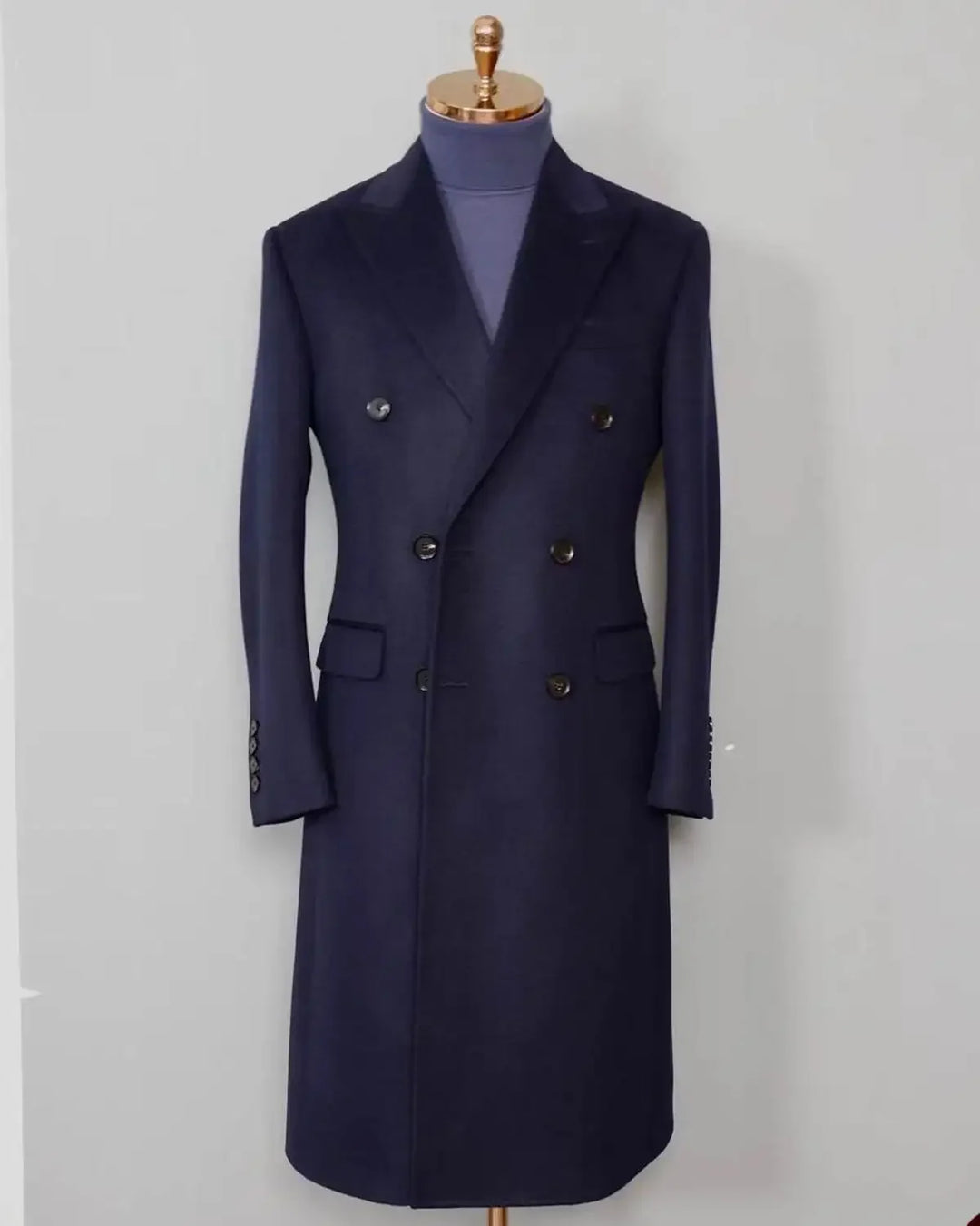 Sophisticated Thick Woolen Overcoat