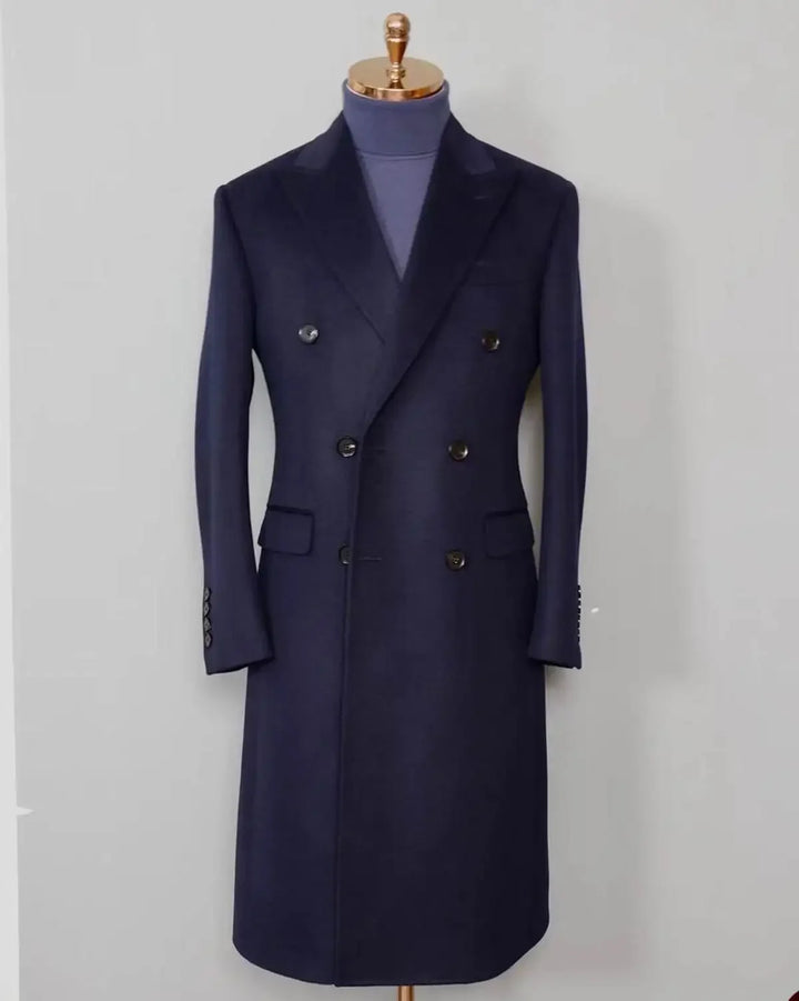 Sophisticated Thick Woolen Overcoat
