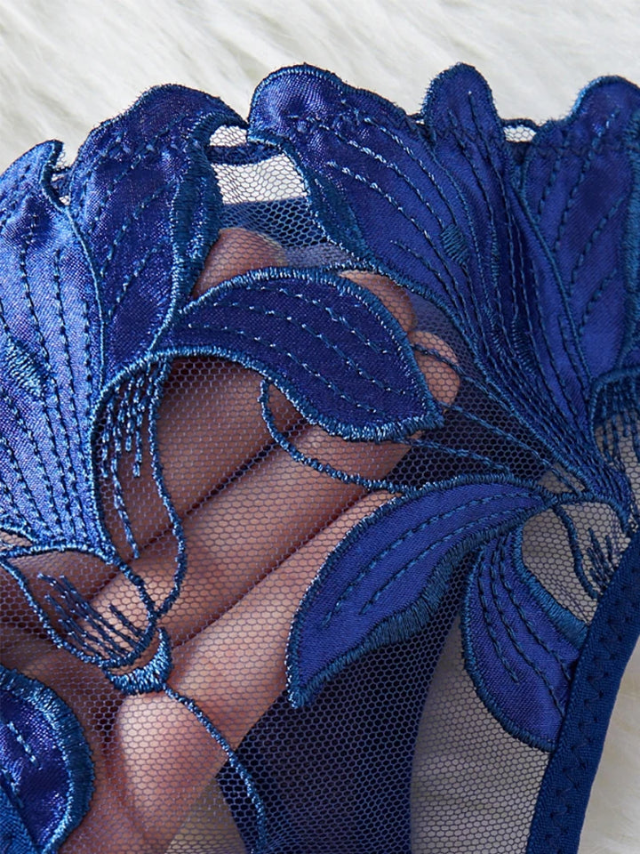 Erotic Lace Embroidered Lingerie