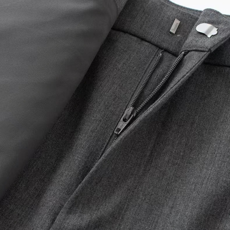 Fashionable A-Line Belted Skirt