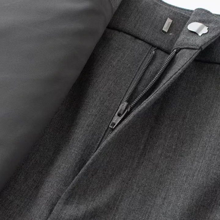 Fashionable A-Line Belted Skirt