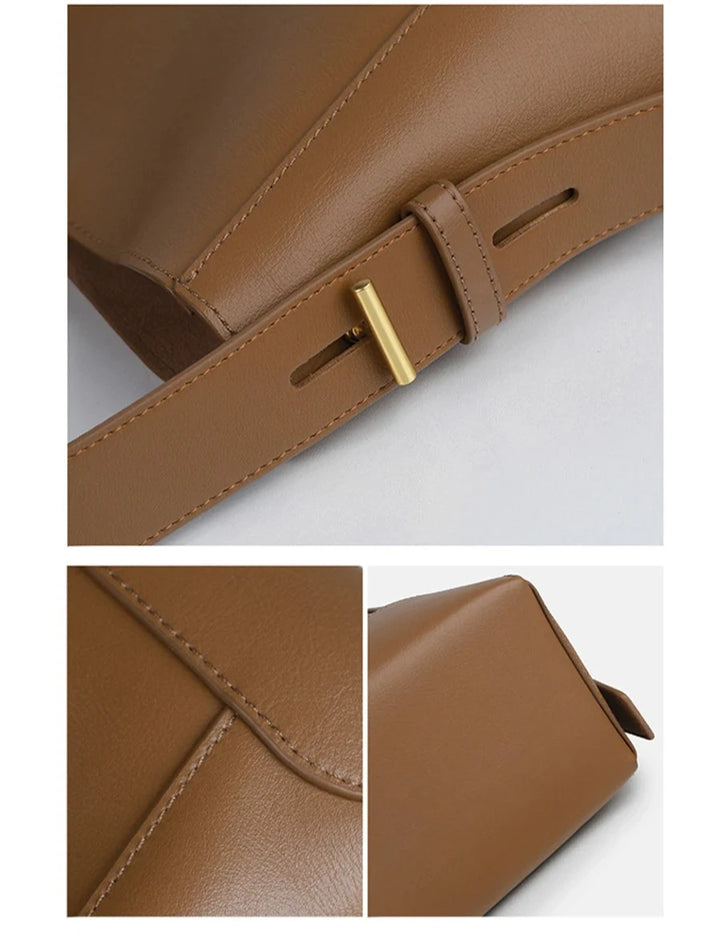 Deeply Devoted Genuine Leather Handbag