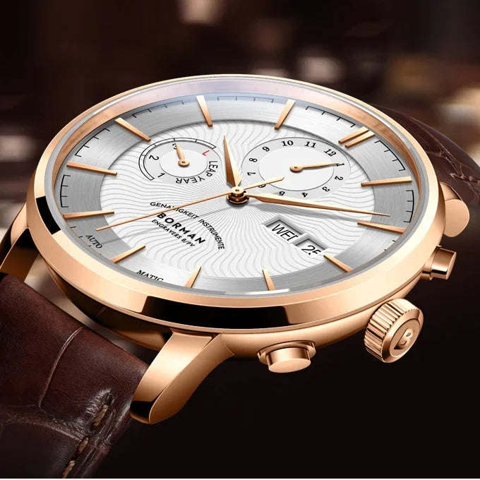 Sapphire Crystal Automatic Wristwatch
