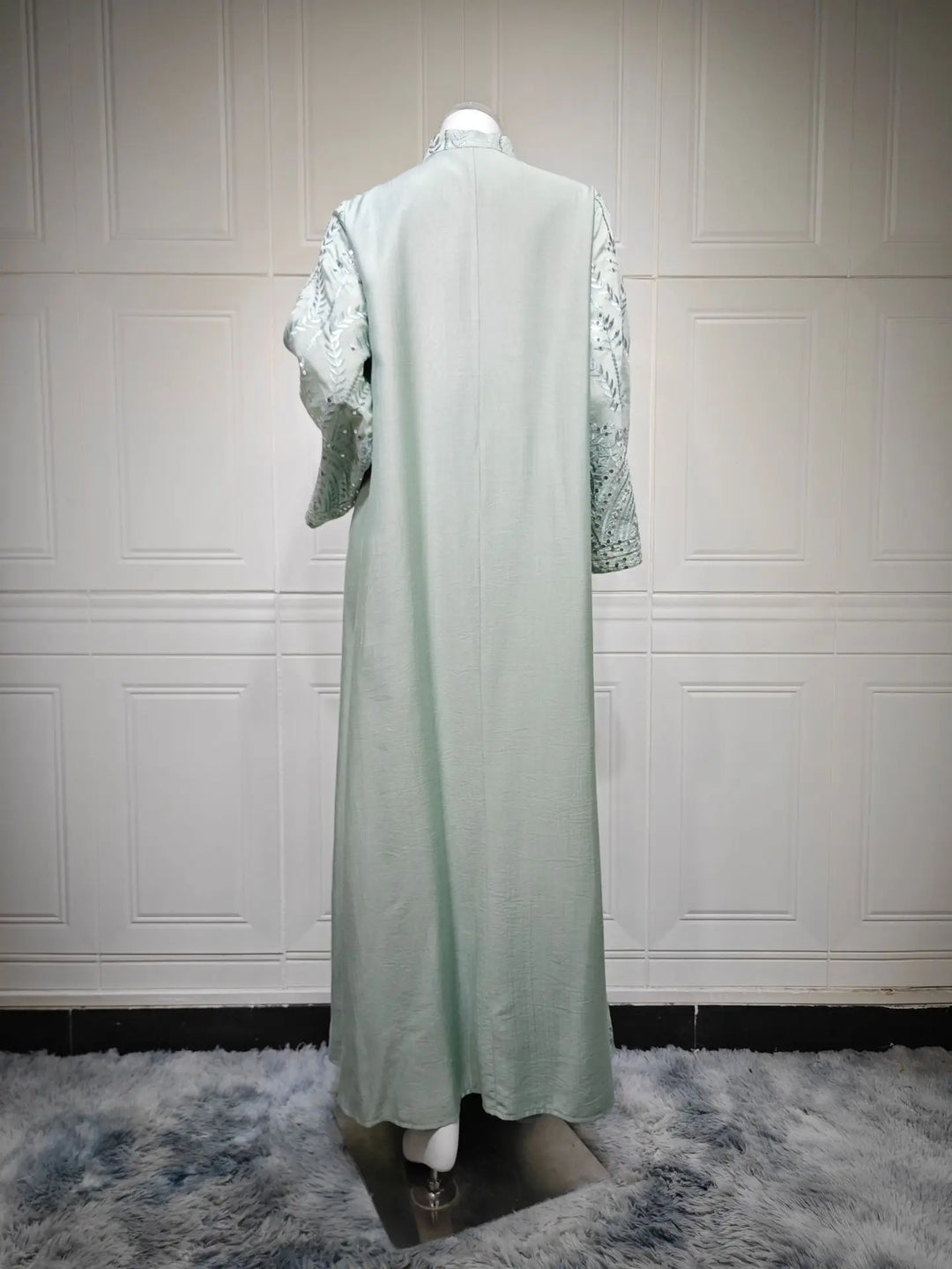 Lovely Embroidered Long Abaya Dress