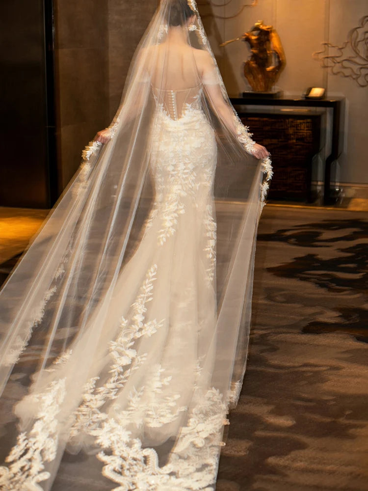 Stunning Cathedral Length Bridal Veils