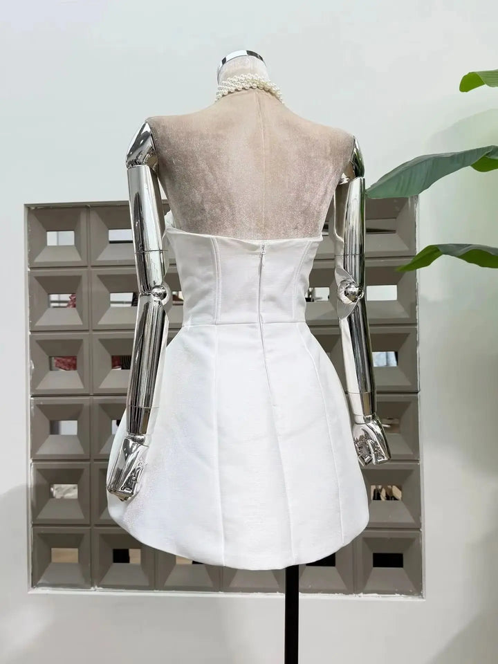 Glamorous Backless Mini Party Dress