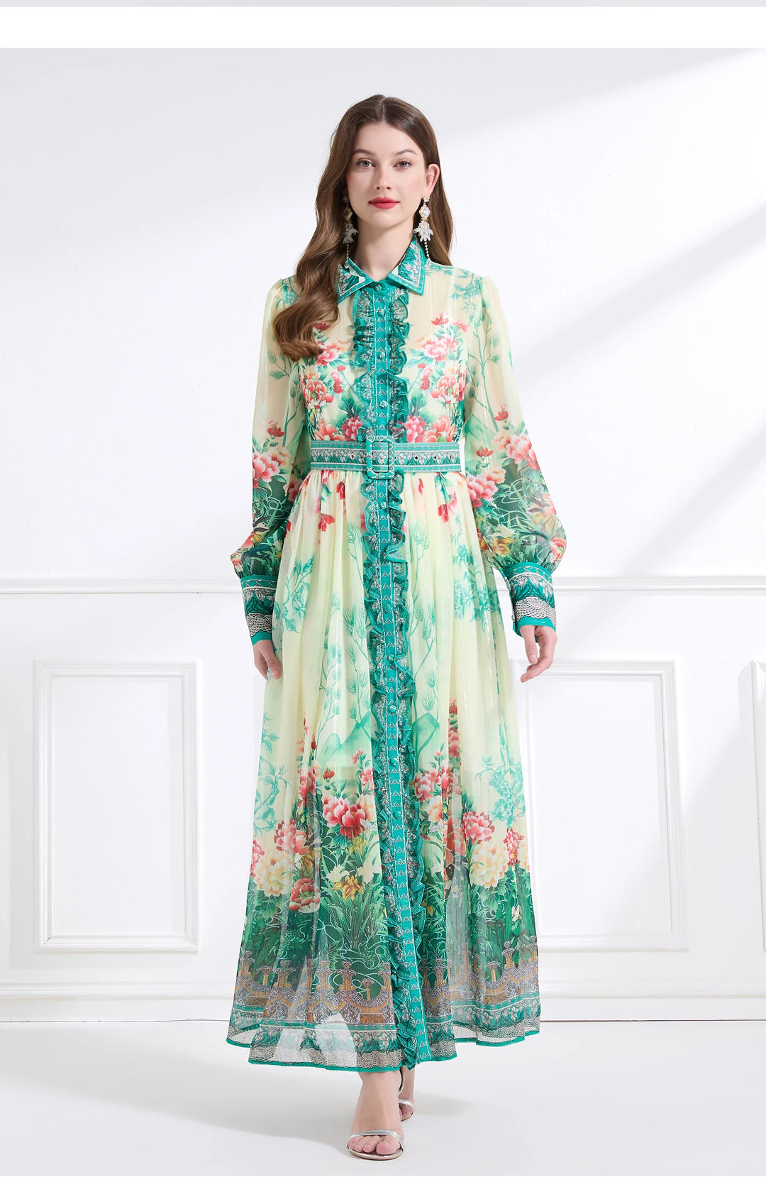 Lovely Waist-slimming Holiday Dress