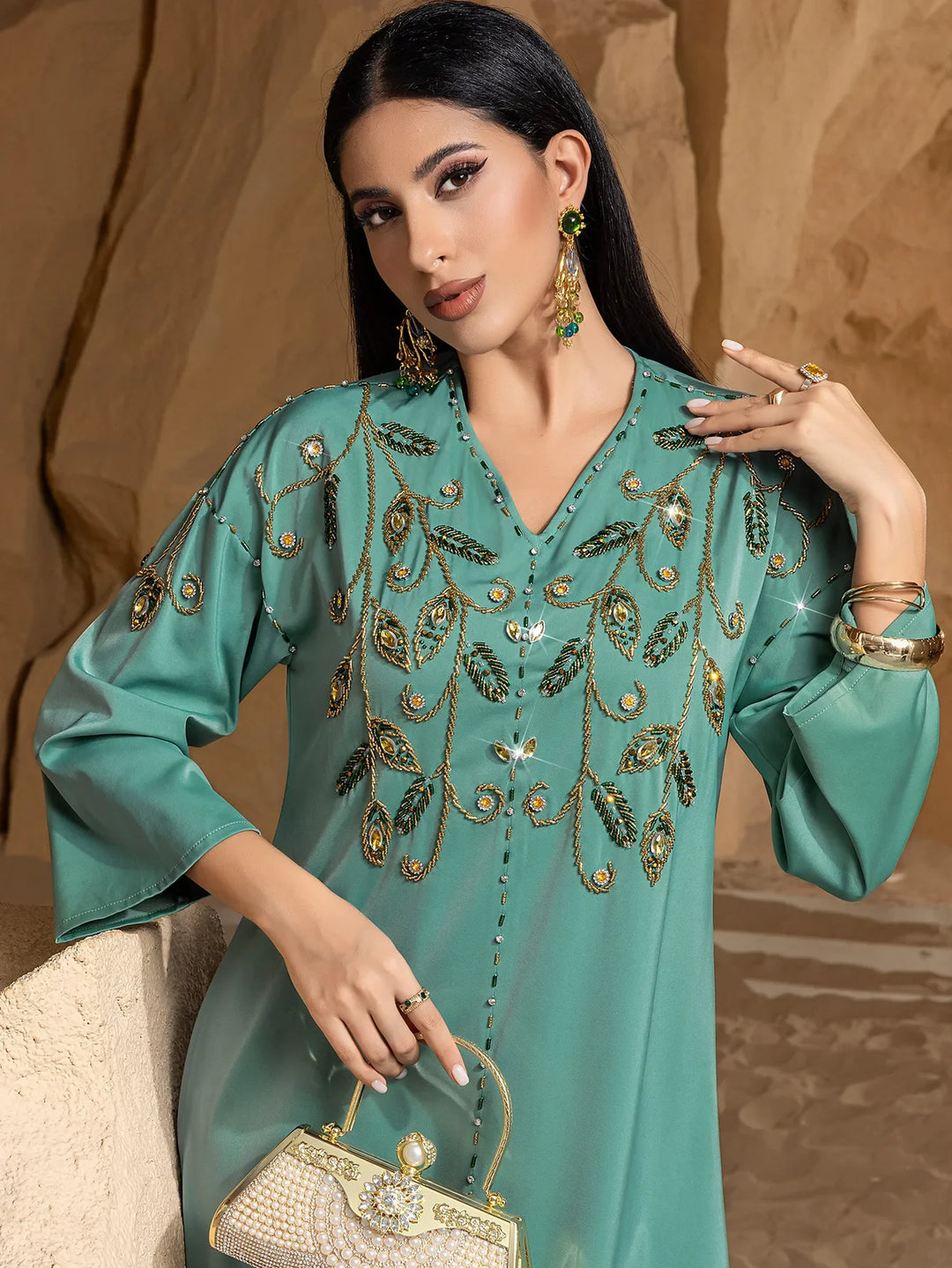 Delightful Diamonds Abaya Dress