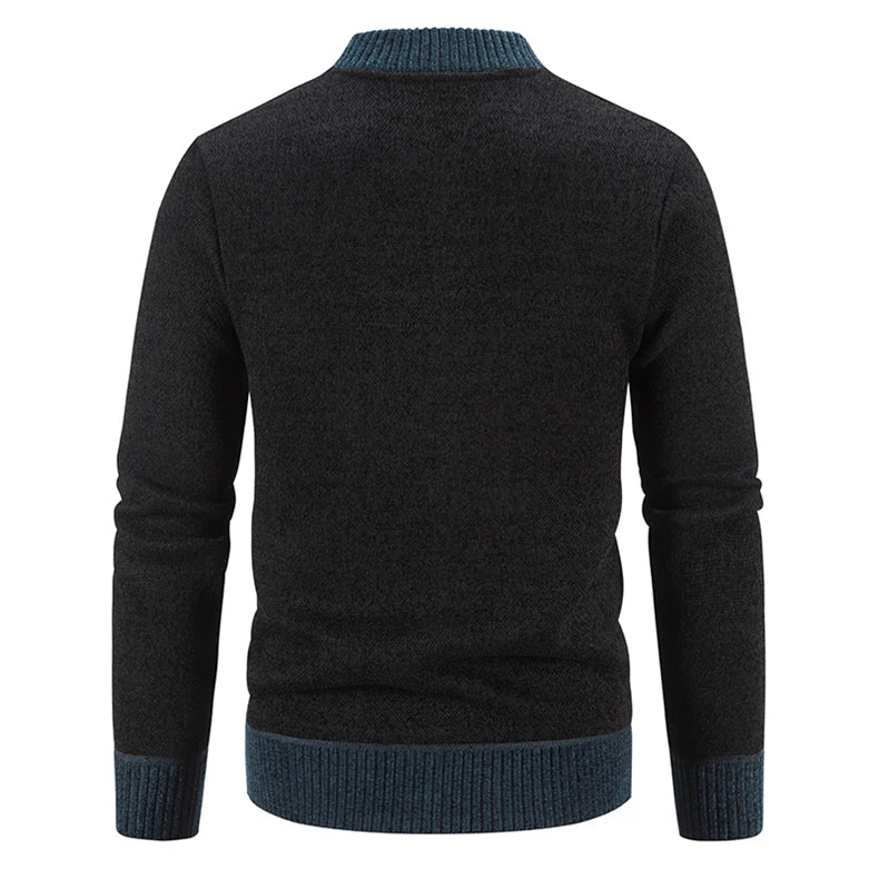 Rollneck Knitted Jacket