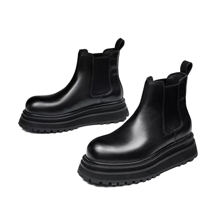 Light Thick-Soled British Style Chelsea Boots