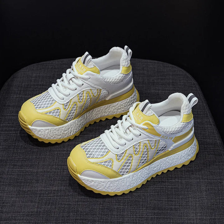 Elegant Height Increasing Mesh Sneakers