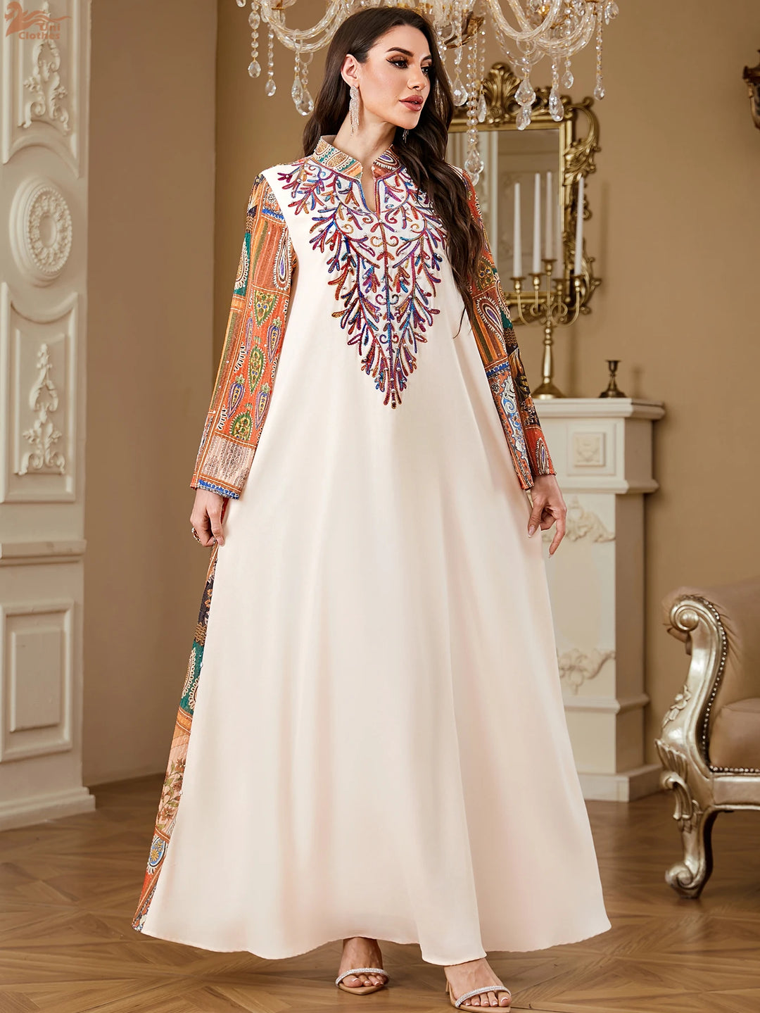 Cultivated Embroidered Abaya Dress