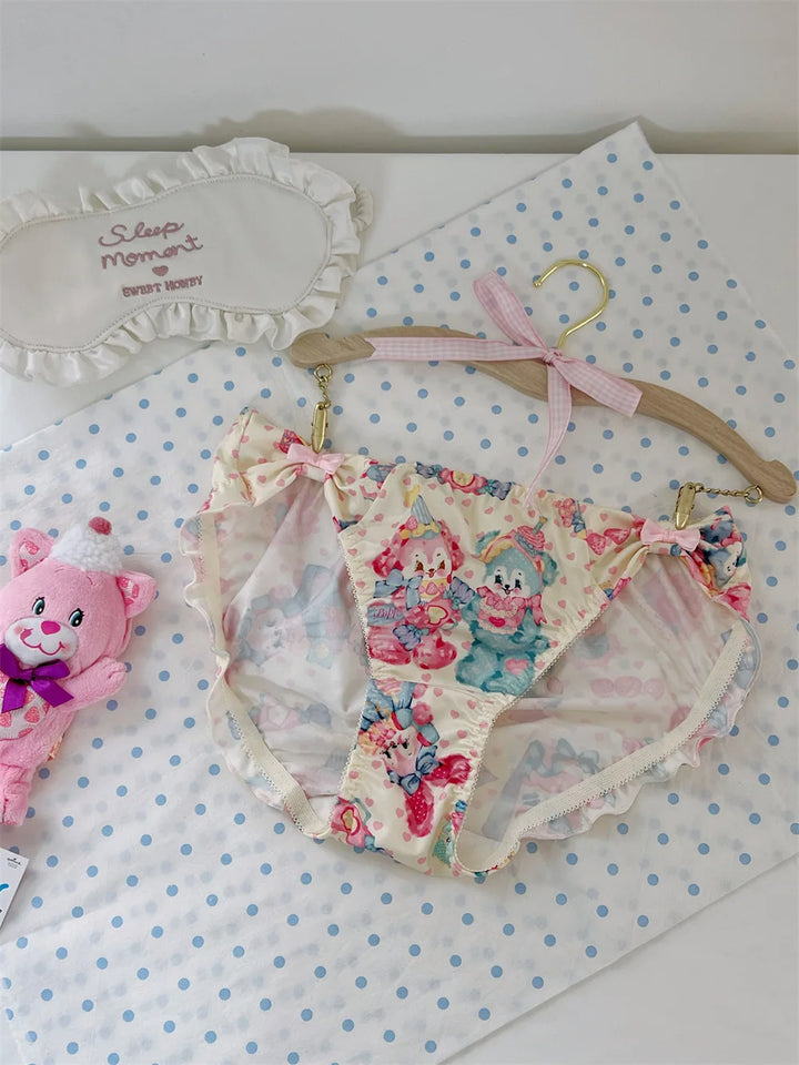 Lovely Printed Girl's Ruffle Panties
