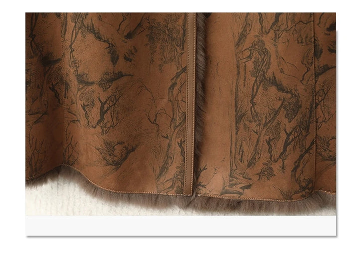 Understated Real Fur Long Coat