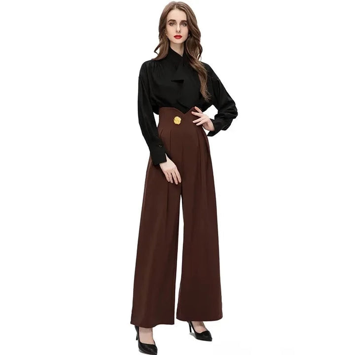 Loose Fashion Women's Shirt and Pant Suit