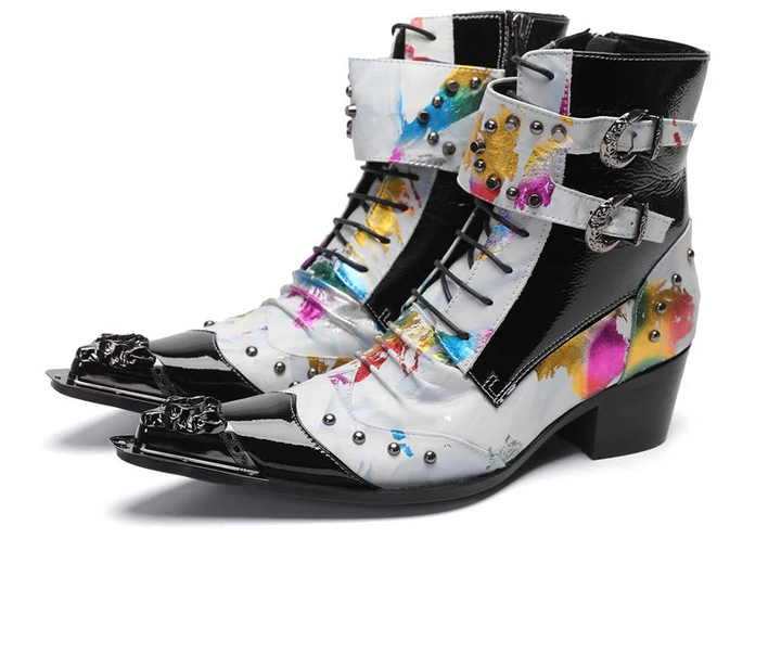 Classic Graffiti Mid-Calf Boots