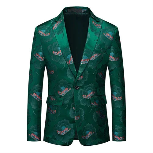 Formal Jacquard Blazer