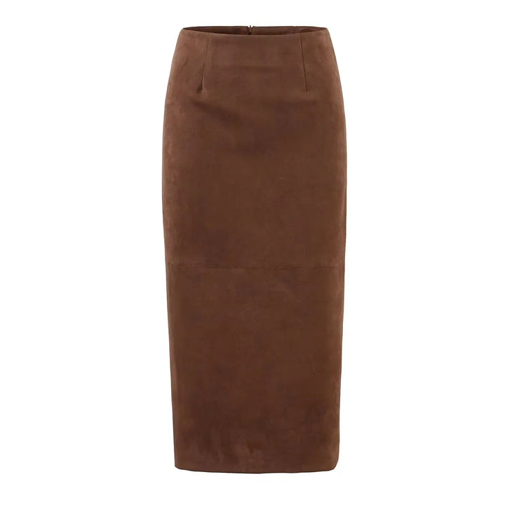 Luxury Hem Slit Pencil Skirt