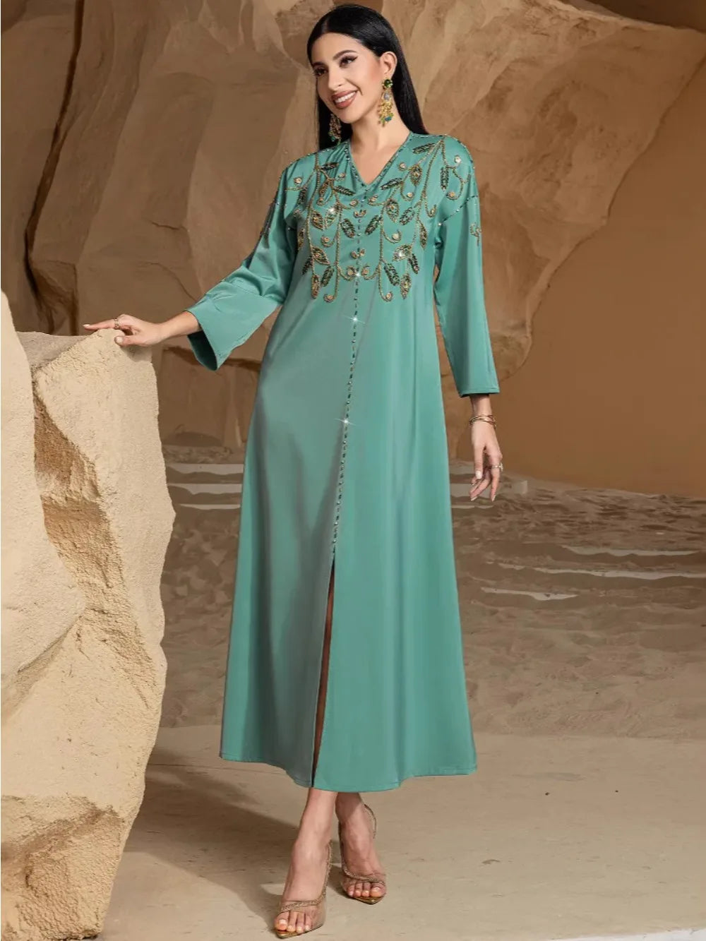 Delightful Diamonds Abaya Dress