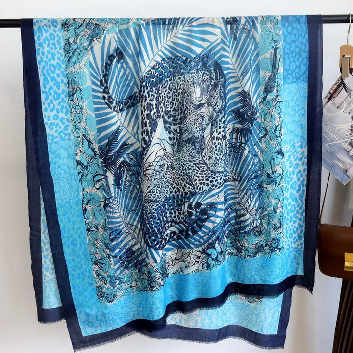 Effortlessly Stylish Long Cashmere Tassels Shawl