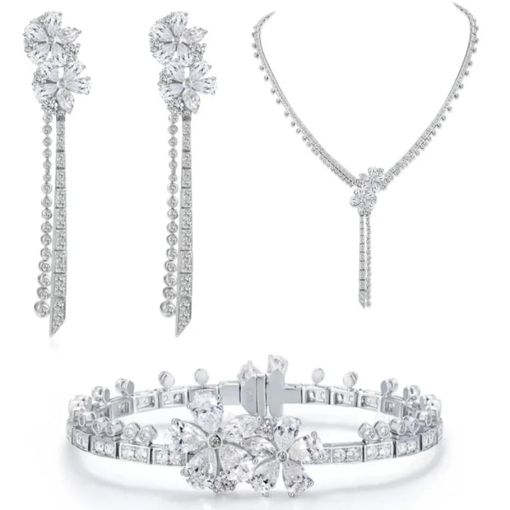 Shiny Cherry Blossom Fine Jewelry Set