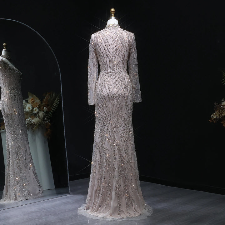 Attractive Beaded Arabian Evening Dress