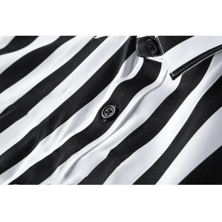 Ravishing Silk Cotton Striped Shirt