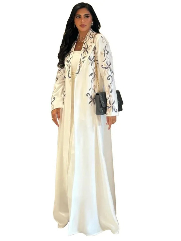 Luxurious Front Open Kaftan Dress