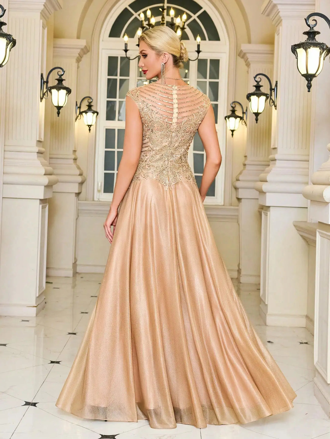 Gorgeous A-Line Mother Of Bride Gown