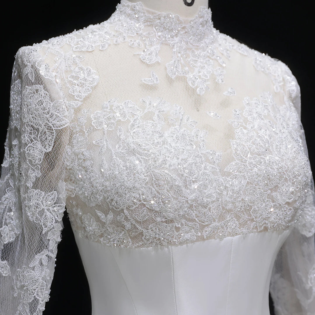Classic High Neck Bridal Couture