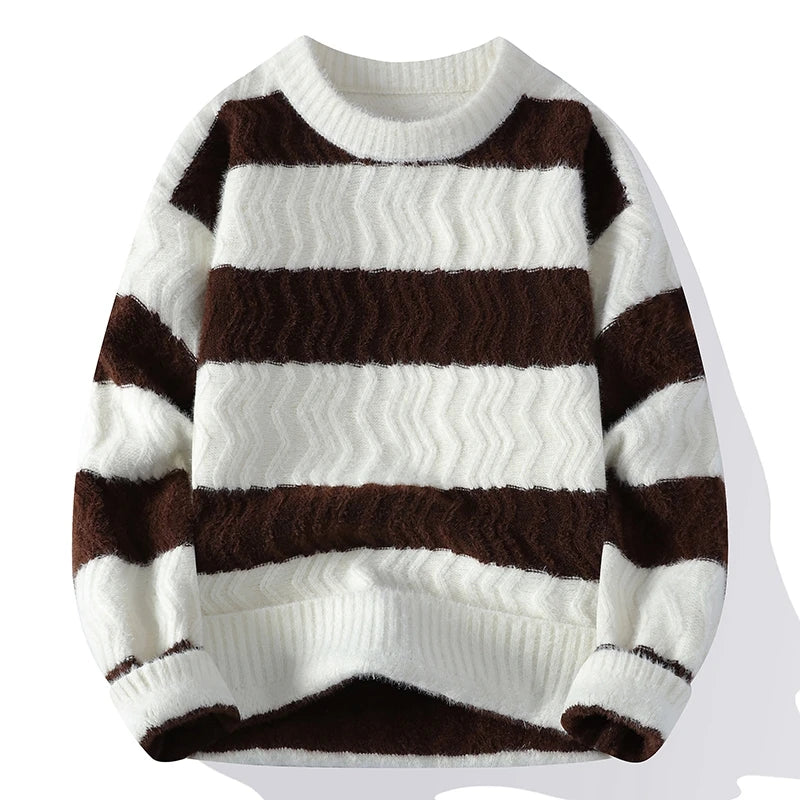 Thick Warm Knitted Pullover Sweater