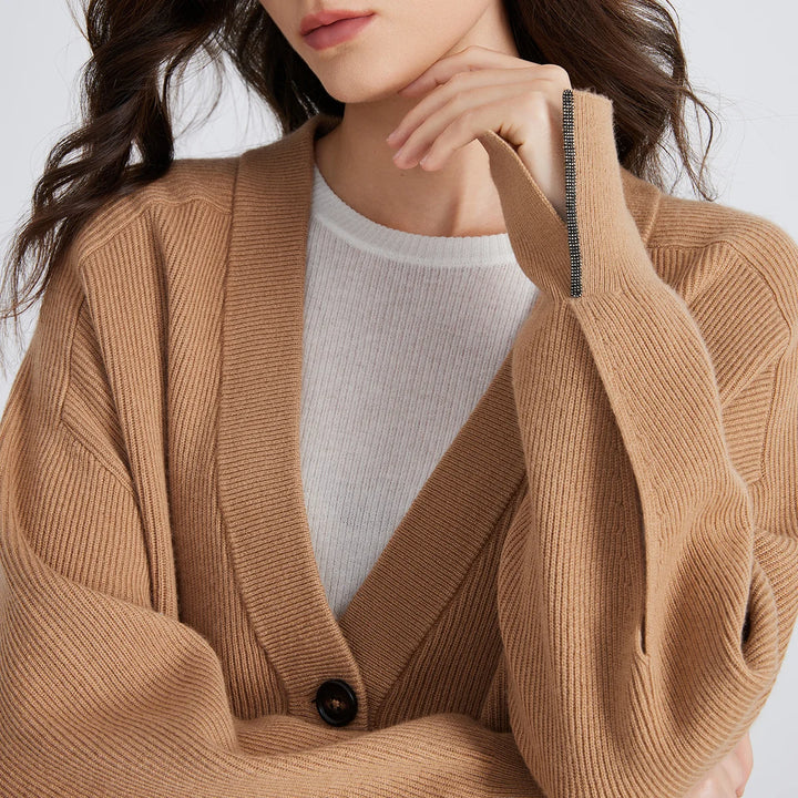 Gorgeous Warm Wool Knitwear Cardigan