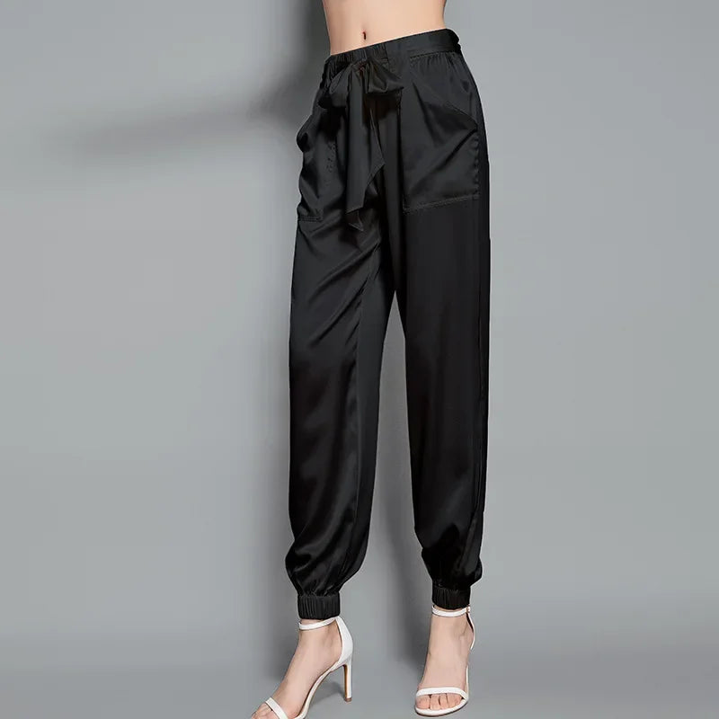 Lovely Real Silk Loose Trouser
