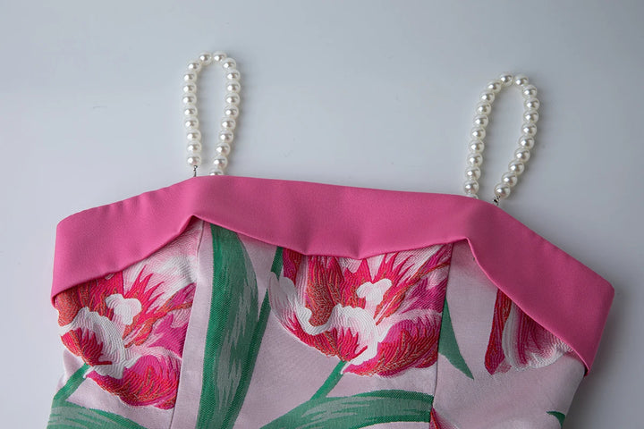 Gorgeous Bow Detail Evening Party Dress