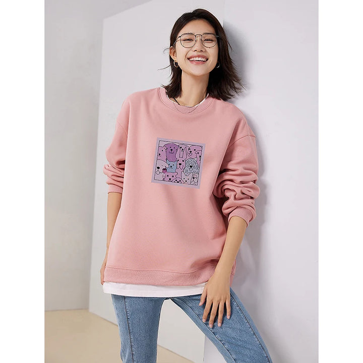 Oversized Long Sleeves Sweatshirt