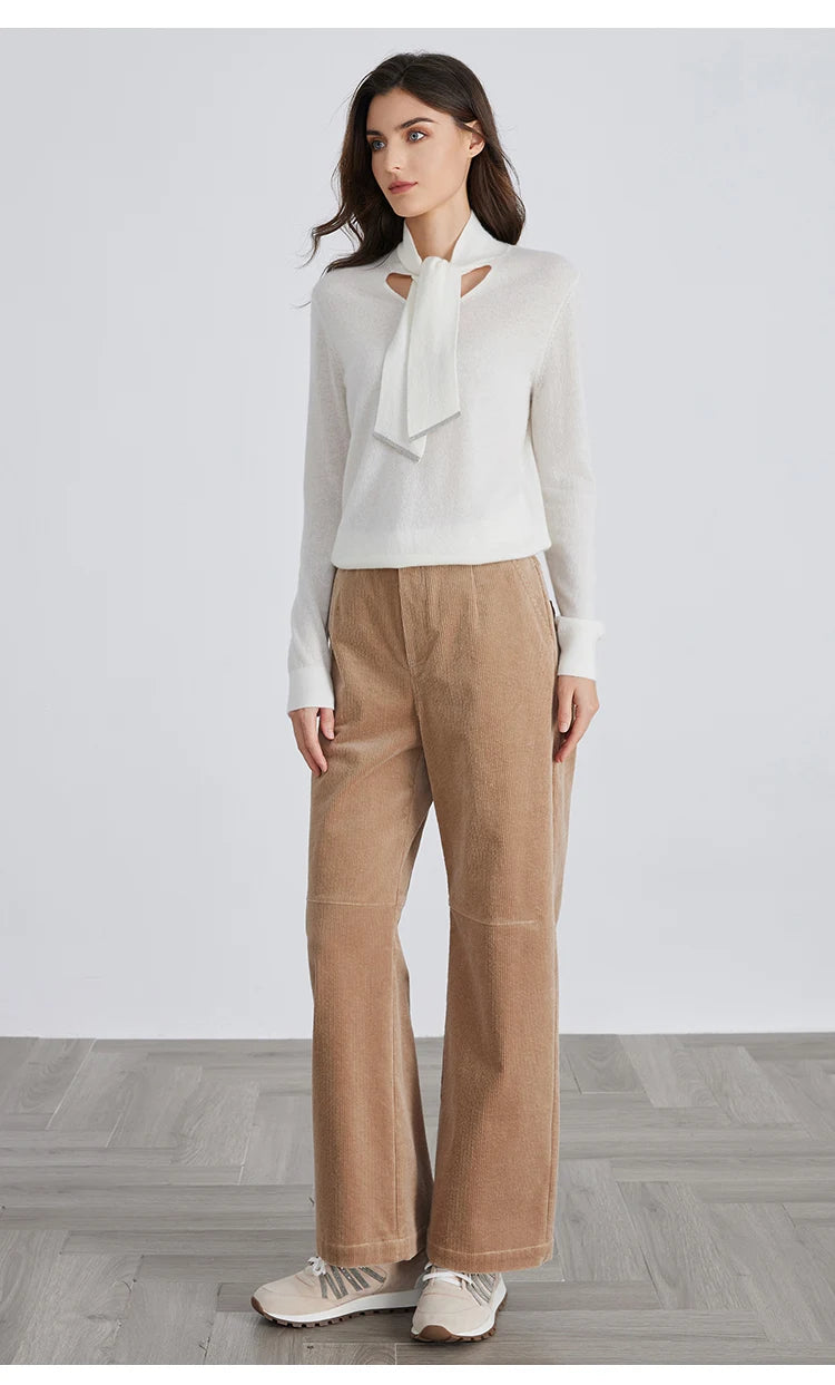 Premium Cashmere Knit Pullover Sweater